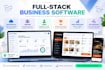 develop a custom saas web app or business management software