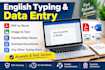 do data entry and typing