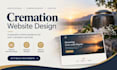 design a professional cremation website with wordpress