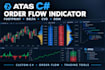develop custom atas c sharp order flow indicator footprint delta volume dom