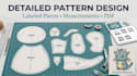 create a custom plush toy sewing pattern from your design