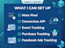 set up meta pixel conversion API facebook tracking