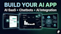 build an ai web app, ai saas, chatbot or ai integration