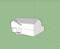 make a fast 3d house blockout model in sketchup