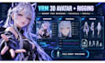 create vrm 3d avatars for warudo, vseeface, vrchat, vtuber model and rigging
