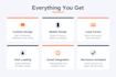 create a professional elementor landing page