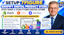 setup 7figure shopify digital product store, etsy shop, stan store digital store