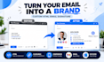 create responsive HTML email signature with clickable link for gmail and outlook