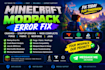 minecraft modpack startup error fix forge fabric neoforge java troubleshooting