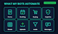 build python bots and web automation with selenium or playwright