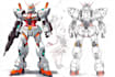 make gundam character illustration