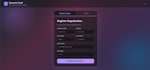 develop full stack multi tenant saas application with dark mode UI