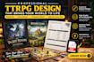 design ttrpg rulebook, board game, character sheet, tabletop game pdf