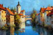 landscape oil painting art