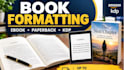 format your book for KDP, ebook and paperback