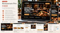 build a modern restaurant website with menu and booking