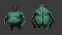 sculpt low poly 3d charecter