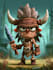 draw 2d game character illustration