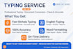 do fast and accurate sinhala and english typing and data entry