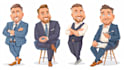 create unique and funny caricature art