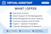 be your virtual assistant for admin support