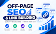 do off page SEO and high quality link building