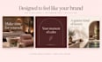 design elegant instagram posts for beauty and skincare
