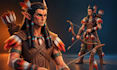 create 3d game character modeling, low poly, for game and vrchat