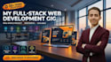 a custom full stack website with frontend backend and database