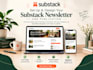 setup and design your substack newsletter and publication