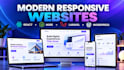 develop responsive websites with react node laravel and wordpress