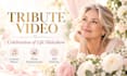 create a memorial slideshow and tribute video