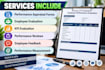 create employee performance appraisal and evaluation forms