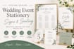 design wedding event stationery signs, seating