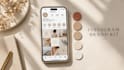 design an aesthetic instagram canva brand kit and visual identity