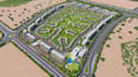 design 3d large scale residential community masterplan real estate aerial render