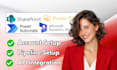 setup microsoft CRM dynamics 365 power automate sharepoint powerbi dataverse sql