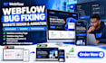 fix webflow website bugs webflow website design landing page webflow animation