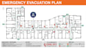 design a professional fire safety and evacuation floor plan