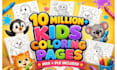 provide you 10 million kids coloring pages bundle