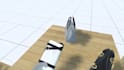 create an immersive VR scene featuring interactive objects