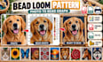 convert photo to bead loom pattern, bead graph tapestry chart printable PDF svg