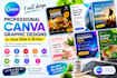 design professional canva graphics