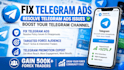 fix telegram ads, resolve telegram  boost your telegram channel