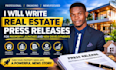 write real estate press releases for property launches and new developments