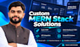 build a react mern web app with node js