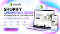 design shopify landing page and conversion rate optimization