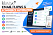 setup klaviyo email flows woocommerce bigcommerce wix ecommerce automation CRM
