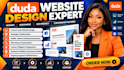 build and design a website, duda landing page using the duda website builder
