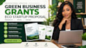 research green business grants write eco startup proposal design pitch deck
